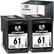 Economink Remanufactured Ink Cartridge Replacement for HP 61 Black HP61 for Envy 5530 4500 4502 5535 OfficeJet 4630 4635 4632 DeskJet 2540 1010 3050a 2542 2549 3510 2541 2548 1055