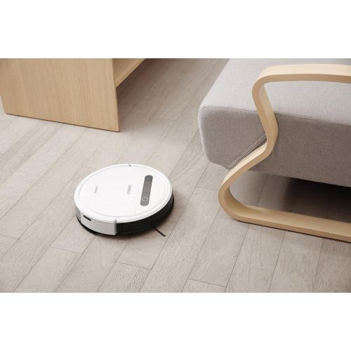  Ecovacs Robotics Deebot Ozmo 610 Saug- und Wischroboter mit Ozmo-Technologie, systematischer Reinigungsweg auf Hartboeden, App-Steuerung, 40 Watt, weiss