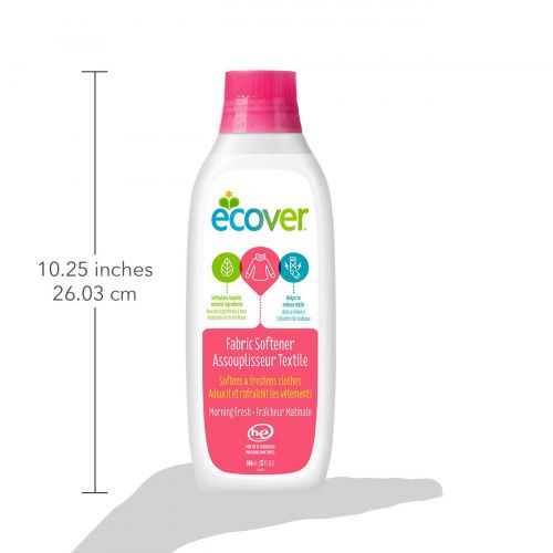  Ecover Fabric Softener Liquid, Morning Fresh, 32 Ounce (12 Pack)