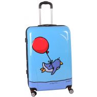 Ed Heck Flying Penguin Hardside Spinner Luggage 28 Inch, Sky Blue, One Size