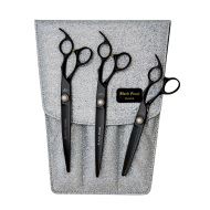 Ed Geib Buttercut Shears Black Pearl 8.5 3 Piece Set