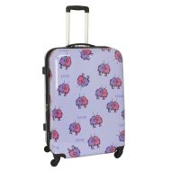 Ed Heck Multi Love Birds Hardside Spinner Luggage 28 Inch, Light Purple, One Size