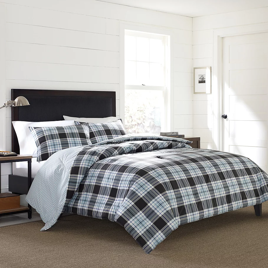  Eddie Bauer Lewis Plaid Duvet Cover