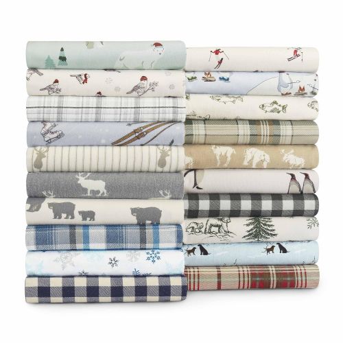  Eddie Bauer School of Fish Flannel Sheet Set, Full