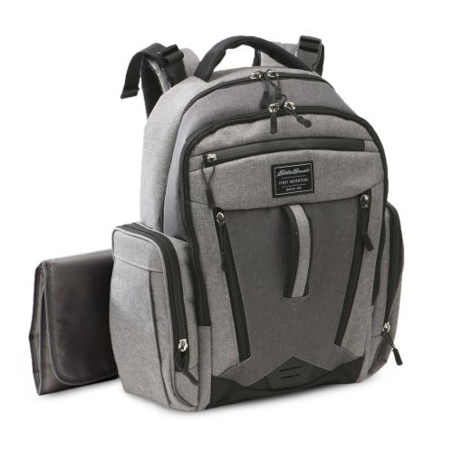  Eddie Bauer Back Pack Diaper Bag, Grey Heather