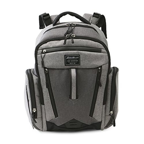  Eddie Bauer Traverse Back Pack Diaper Bag, Grey Heather