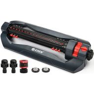 Eden 96212 Turbo Oscillating Sprinkler for Large Yard and Lawn W/Quick Connector Starter Set 96212 Covers up to 4,499 sq. ft.