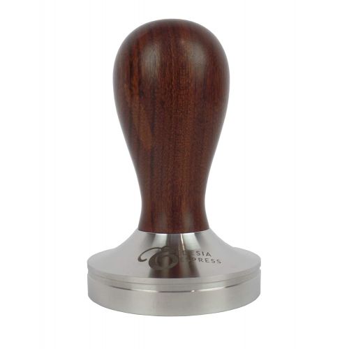  Edesia Espress Kaffee-/Espresso-Tamper - Palisandergriff - Sockel aus mattem Edelstahl - 51 mm