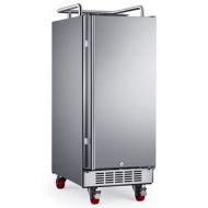 EdgeStar BR1500OD 15 Inch Wide Outdoor Kegerator Conversion Refrigerator with Forced Air Refrigeration by EdgeStar