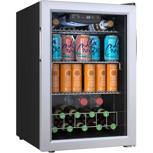  [아마존베스트]EdgeStar BWC91SS 17 Inch Wide 80 Can Capacity Extreme Cool Beverage Center
