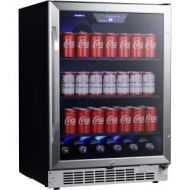 [아마존베스트]EdgeStar CBR1502SG 24 Inch Wide 142 Can Built-In Beverage Cooler with Tinted Door