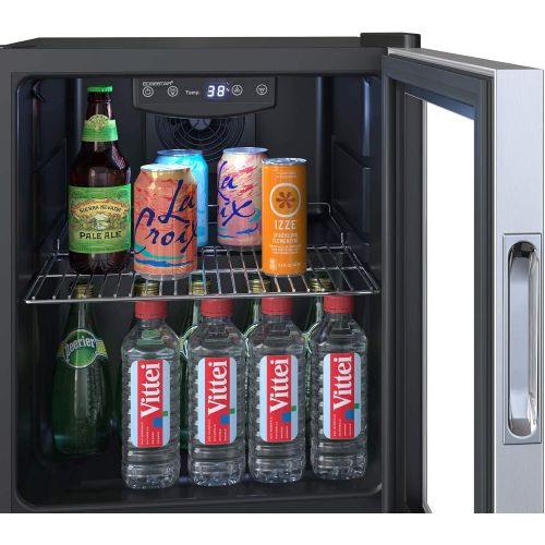  EdgeStar BWC71SS 18 Inch Wide 52 Can Capacity Extreme Cool Beverage Center
