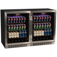 EdgeStar CBR1501SGDUAL 296 Can Stainless Steel Side-by-Side Built-in Beverage Cooler