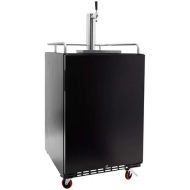 EdgeStar KC7000SS Full Size Built-in Tower Cooled Kegerator - Black and Stainless Steel