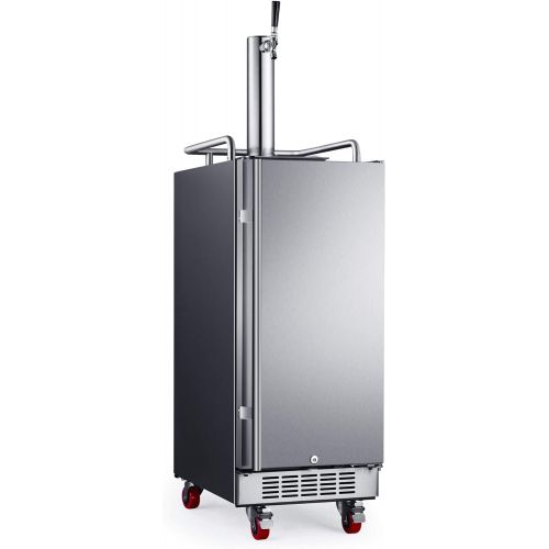  EdgeStar KC1500SS 15 Built-in Stainless Steel Kegerator