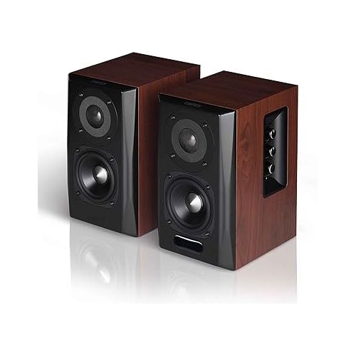  Edifier S350DB Bookshelf Speaker and Subwoofer 2.1 Speaker System Bluetooth v4.1 aptX Wireless Sound for Bedrooms, Living Rooms and Dens