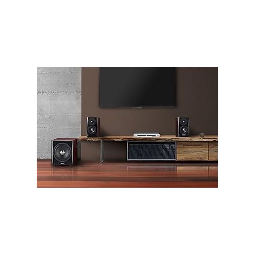  Edifier S350DB Bookshelf Speaker and Subwoofer 2.1 Speaker System Bluetooth v4.1 aptX Wireless Sound for Bedrooms, Living Rooms and Dens