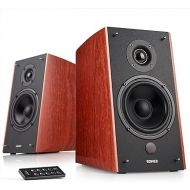 Edifier R2000DB Powered Bluetooth Bookshelf Speakers - Near-Field Studio Monitors - 120W RMS Studio Monitor with Optical Input 5″ Large Woofer - Wood