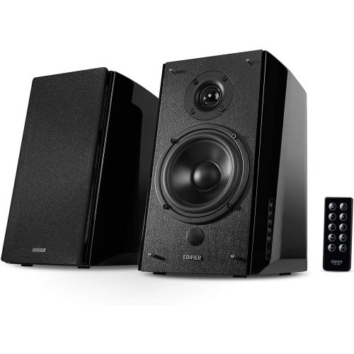  [아마존베스트]Edifier R2000DB Powered Bluetooth Bookshelf Speakers - Near-Field Studio Monitors - Optical Input - 120 Watts RMS - Black