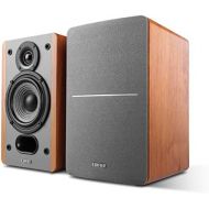 [아마존베스트]Edifier P12 Passive Bookshelf Speakers - 2-Way Speakers with Built-in Wall-Mount Bracket - Wood Color, Pair