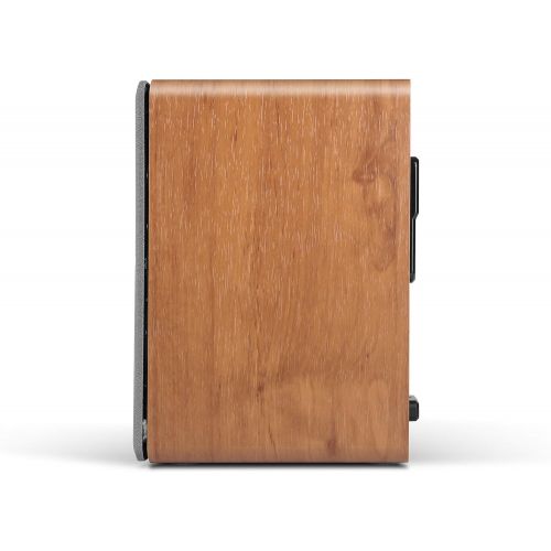  Edifier P12 Passive Bookshelf Speakers - 2-Way Speakers with Built-in Wall-Mount Bracket - Wood Color, Pair