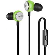 Edifier P293 in-Ear Computer Headset - IEM in Ear Monitor Earbud Headphone, Cellphone Earphones with Mic and Remote for iPhone, Android, Samsung, HTC, LG Smartphones - Candy Green