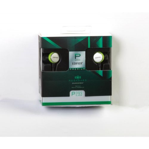  Edifier P293 in-Ear Computer Headset - IEM in Ear Monitor Earbud Headphone, Cellphone Earphones with Mic and Remote for iPhone, Android, Samsung, HTC, LG Smartphones - Candy Green