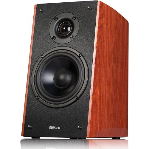  Edifier R2000DB Powered Bluetooth Bookshelf Speakers - Near-Field Studio Monitors - Optical Input - 120 Watts RMS - Wood