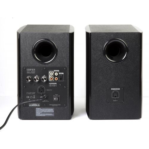  Edifier R2000DB Powered Bluetooth Bookshelf Speakers - Near-Field Studio Monitors - Optical Input - 120 Watts RMS - Black