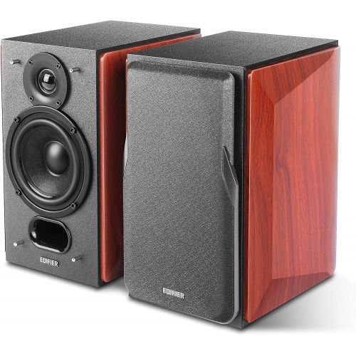  Edifier P17 Passive Bookshelf Speakers - 2-Way Speakers with Built-in Wall-Mount Bracket - Perfect for 5.1, 7.1 or 11.1 Side/Rear Surround Setup - Pair - Needs Amplifier or Receive