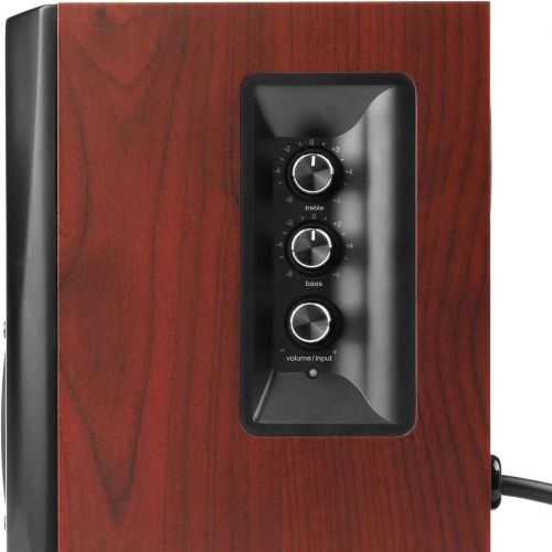  Edifier S350DB Bookshelf Speaker and Subwoofer 2.1 Speaker System Bluetooth v4.1 aptX Wireless Sound for Computer Rooms, Living Rooms and Dens