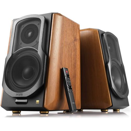  [아마존베스트]Edifier S1000MKII Audiophile Active Bookshelf 2.0 Speakers - 120w Speakers Bluetooth 5.0 with aptX HD - Optical Input - Powered Near-Field Monitor Speaker with Class D Amp