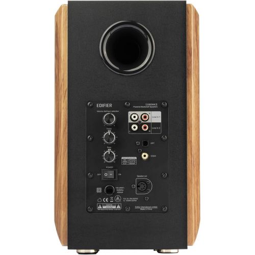  [아마존베스트]Edifier S1000MKII Audiophile Active Bookshelf 2.0 Speakers - 120w Speakers Bluetooth 5.0 with aptX HD - Optical Input - Powered Near-Field Monitor Speaker with Class D Amp