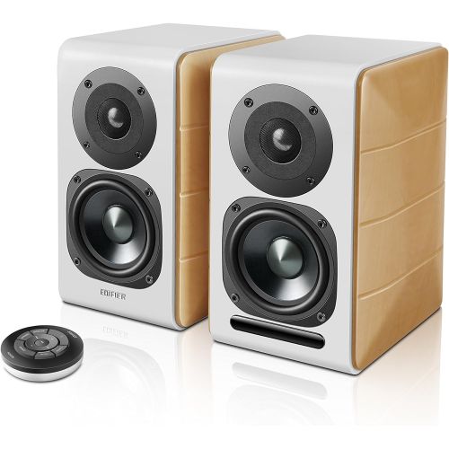  [아마존베스트]-Service-Informationen Edifier S880DB Bluetooth Shelf Speaker System Wood/White