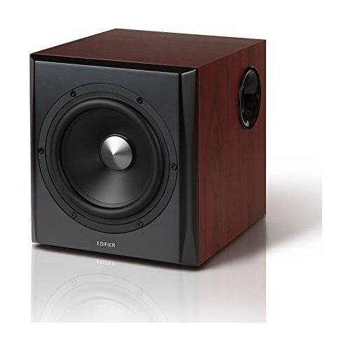  Edifier S350DB Speaker System, Home Entertainment Shelf Speaker and Subwoofer 2.1, with Bluetooth V4.0 aptX in Wood/Black