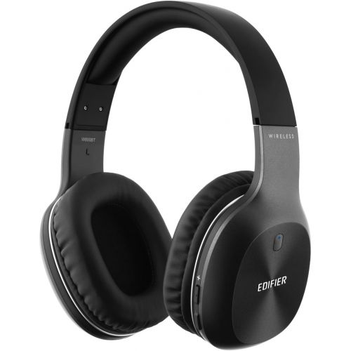  Edifier W800BT Bluetooth Headphones - Over-The-Ear Wireless Headphone, Long Battery Life, Lightweight, Fast Charging - Black