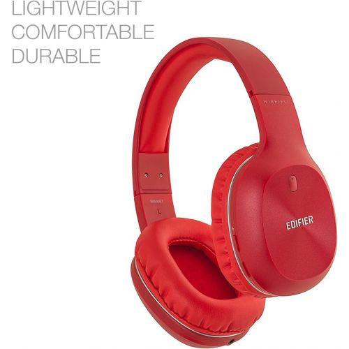  Edifier W800BT Bluetooth Headphones - Over-The-Ear Wireless Headphone, Long Battery Life, Lightweight, Fast Charging - Black