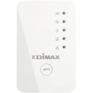 Edimax EW-7438RPn Mini N300 WiFi Extender with Signal Congestion Analysis and Parental Control App, White