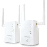 Edimax Gemini Wi-Fi Roaming Kit, Two AC1200 Wi-Fi Extenders with Smart Roaming, White