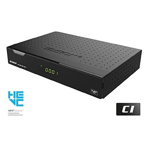  Edision PICCOLLO S2+T2/C Combo Receiver H.265/HEVC (DVB S2, DVB T2, DVB C) CI Full HD USB Black