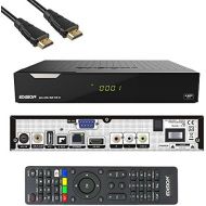 Edision Piccollo S2+T2/C Combo Receiver H.265/HEVC (DVB S2, DVB T2, DVB C) CI Full HD USB Black with HDMI Cable