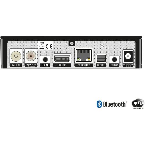  Edision OS Nino Full HD Satellite Cable Receiver (1x DVB S2, 1x DVB C, WiFi Onboard, 2x USB, HDMI, LAN, Linux, Card Reader) Black