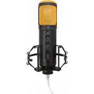 [아마존베스트]Condenser USB Microphone Editors Keys SL600 for Professional Studio Quality Audio for Sound Recording, Live Podcast & Broadcast with Large Gold-Plated Diaphragm, Includes Shock Mou