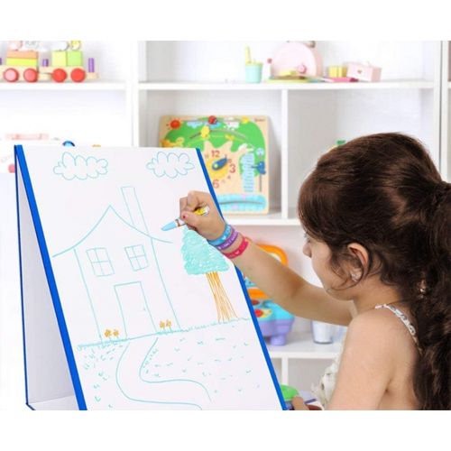  EduKid Toys Kid’s Dry Erase Board Stand-Up Easel Whiteboard for Writing, Drawing, Fun Learning  Educational Play for Home, Preschool