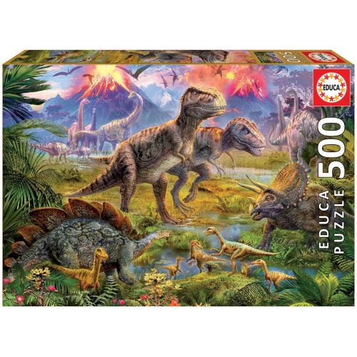  Educa Dinosaur Gathering Puzzle (500 Piece)