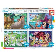 Educa Borras Aladdin, The Jungle Book, Alice Peter Pan Puzzle, Assorted Colour (18105)