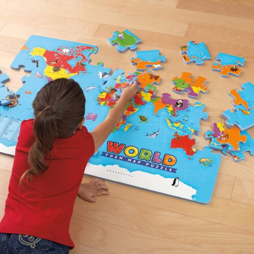  Learning Resources Educational Insights World Foam Map Puzzle