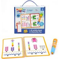 Educational Insights Hot Dots Numberblocks Workbook Numbers 1-10 with Interactive Pen, 75+ Activities, Easter Basket Stuffers for Kids, Gift for Kids Ages 4+,Multicolor