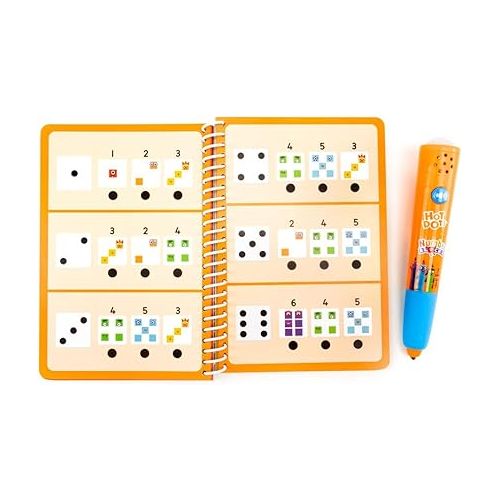  Educational Insights Hot Dots Numberblocks Workbook Numbers 1-10 with Interactive Pen, 75+ Activities, Gift for Kids Ages 4+