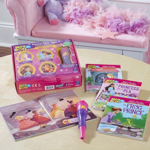  Educational Insights Hot Dots Jr. Princess Fairy Tales Interactive Sets with Magical Talking Wand Pen